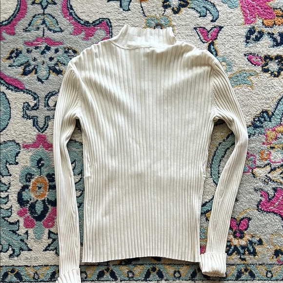 Cache Cream Ribbed Top - Picture 2 of 3